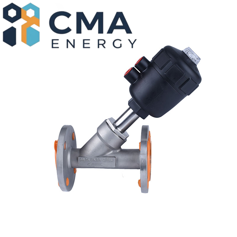 Válvulas de Assento Angular Pneumática